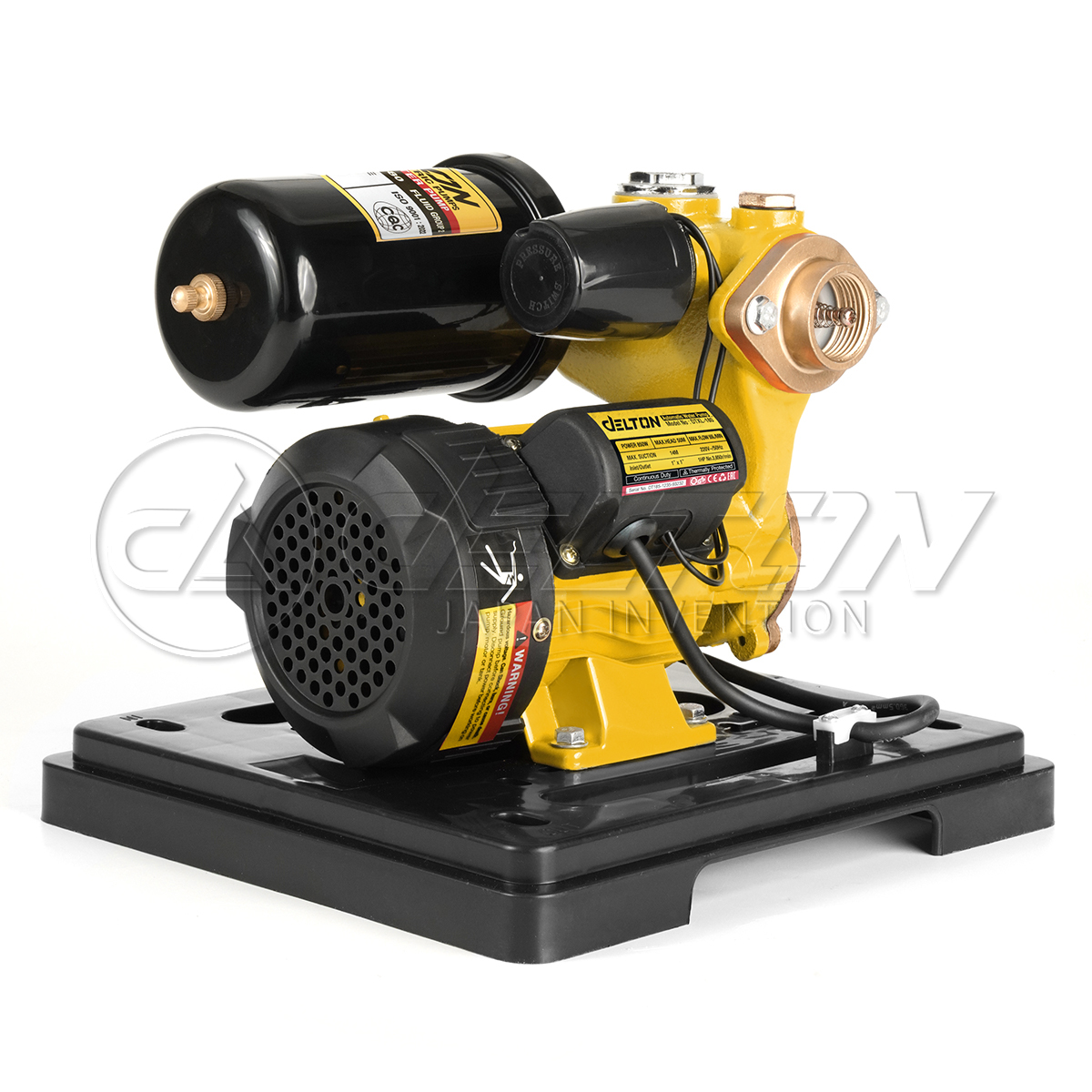 6.Delton_ปั๊มน้ำอัตโนมัติ DTXL-180 (ฝาครอบเหลือง) product 4