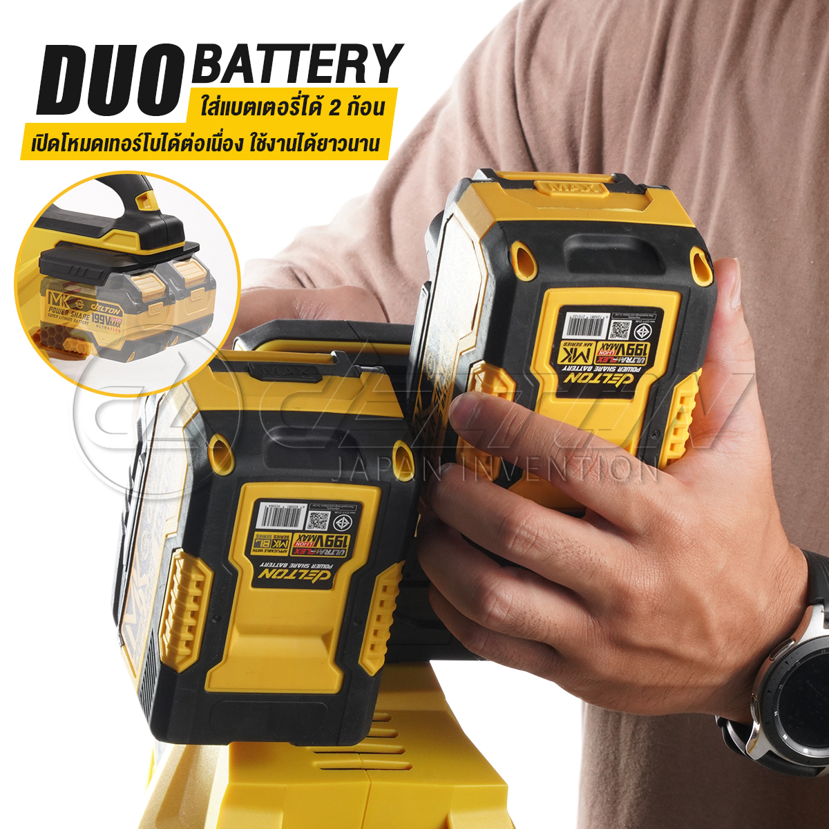 5.Delton เครื่องเป่าลมเทอร์โบไร้สาย CBL-988DB product 8